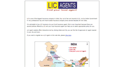 Desktop Screenshot of lic-agents.com