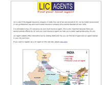 Tablet Screenshot of lic-agents.com